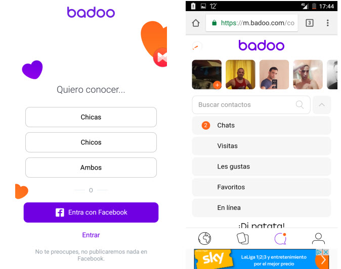 Quiere en alguien significa badoo chatear Cómo saber