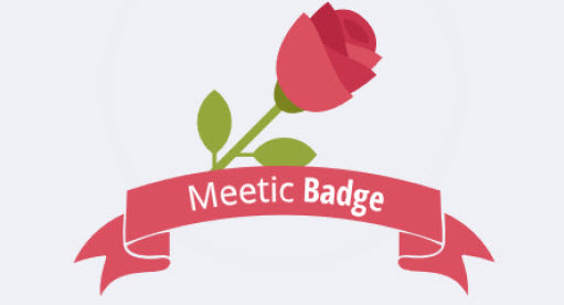 meetic badge