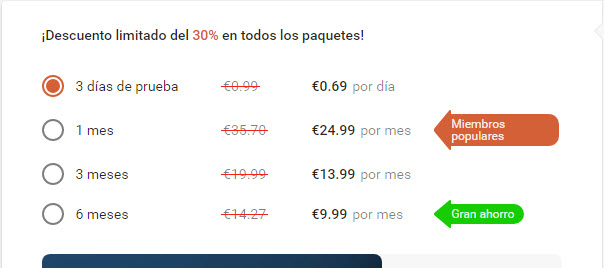 quiero rollo precios