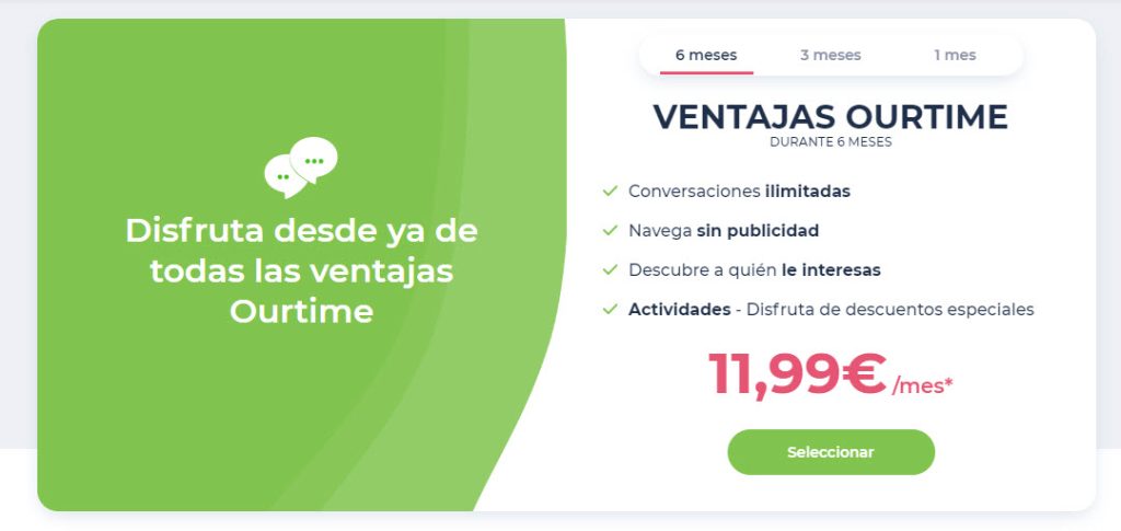 precio Ourtime