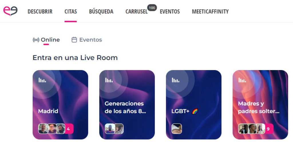 Meetic Live Room